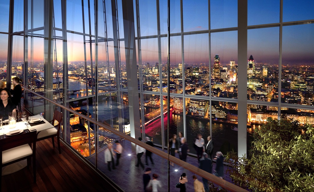 快速出票 电子票 英国伦敦碎片大厦观景台门票(可选香槟套餐)